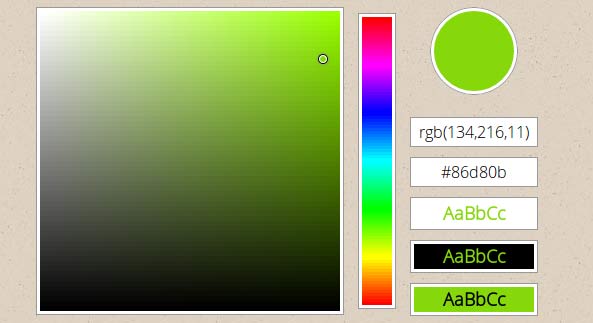 Imagen de la paleta de colores.